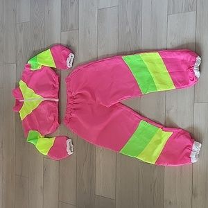 Neon Windbreaker Tracksuit